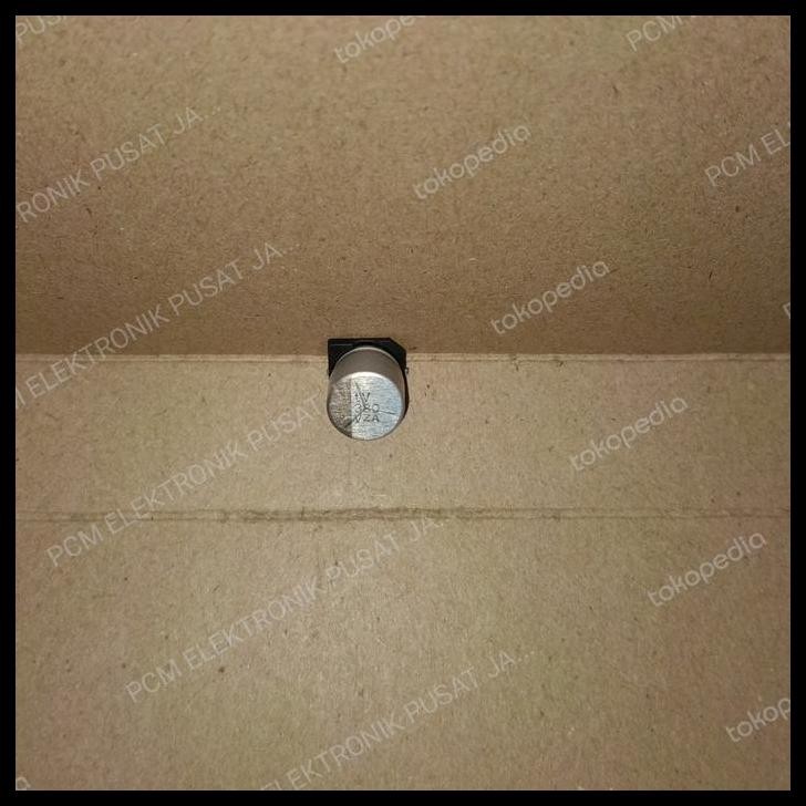 TERBARU 7952 KAPASITOR ELCO SMD TEMPEL KECIL MINI 330UF 330 UF VZA 35V 35VOLT 