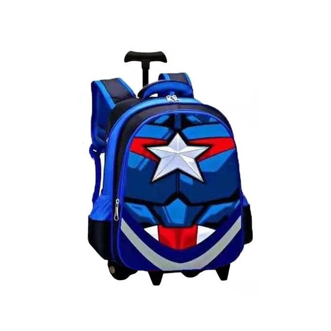 

Diskon Tas Troli Paud-Tk Ransel Sekolah Anak Laki-Laki Ransel Import Anak Cowok - Kids Backpack School Import 3D Emboss Karakter Superhero Marvel