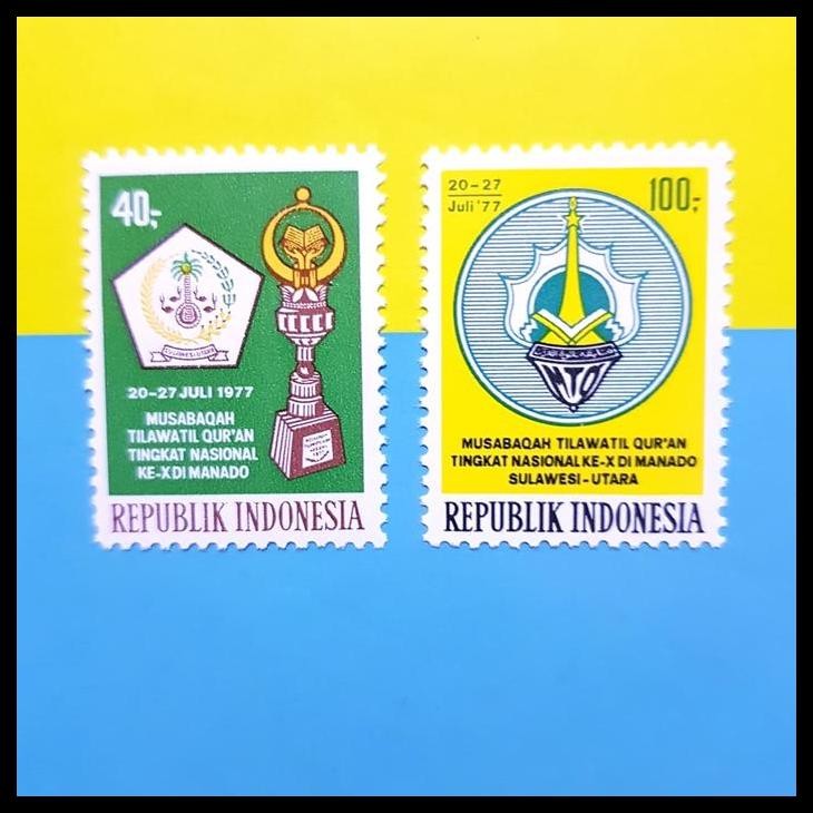 

HOT DEAL PRANGKO INDONESIA 1977. MUSABAQAH TILAWATIL QUR'AN. KONDISI LUX
