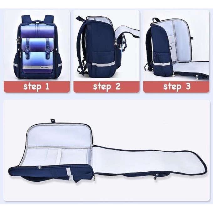 

Miliki Wwh26 Tas Anak Sekolah Sd Ransel Flap Zip Model Backpack Impor Tkm