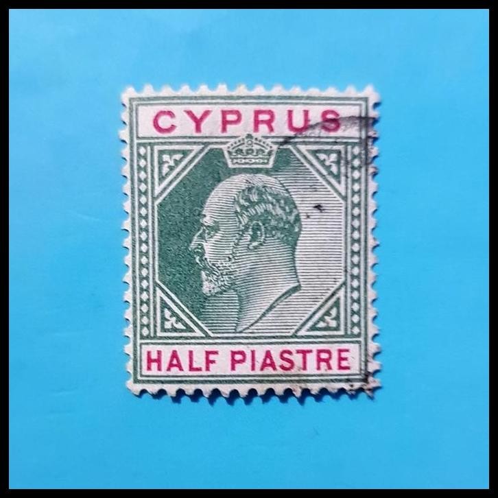 

TERBARU PERANGKO/PRANGKO KLASIK. CYPRUS, HALF PIASTRE. KING GEORGE V