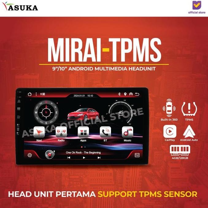 Headunit Android Mirai Mr 9032 1032 Tpms Dengan Garansi Resmi Untuk Semua Mobil