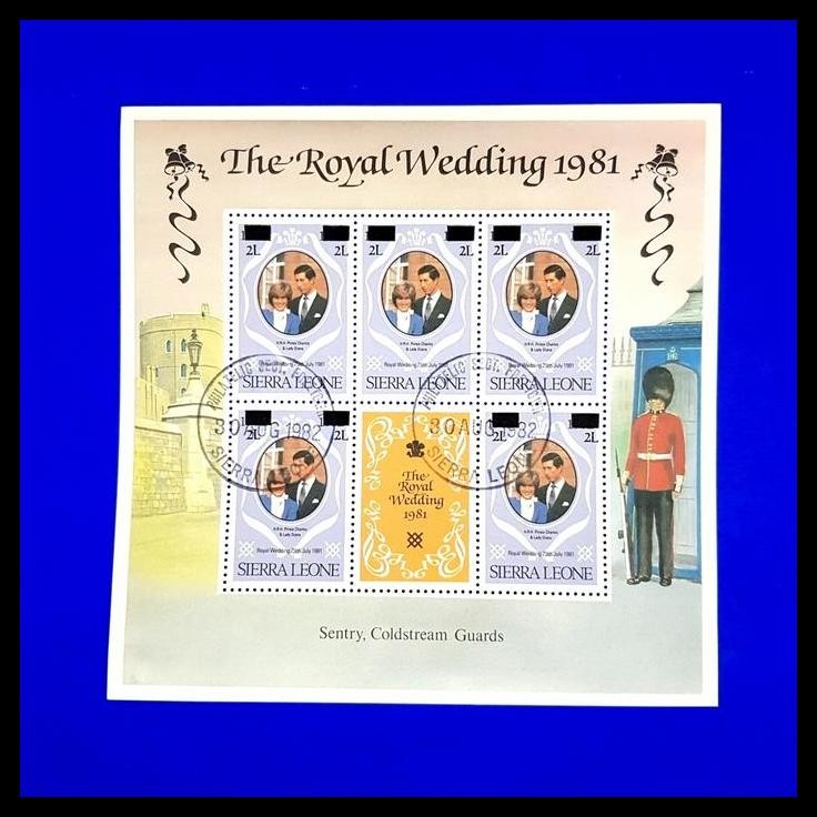 

HOT DEAL PERANGKO/PRANGKO THE ROYAL WEDDING 1981. MINISHEET DARI SIERRA LEONE !!!!!!