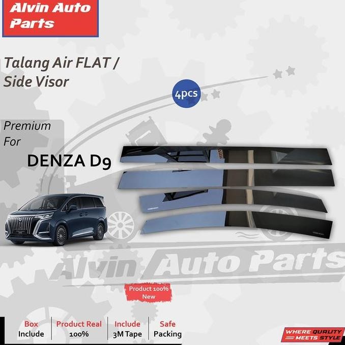 Talang Air Byd Denza D9 / Side Visor Denza D9 Flat / Accessories Byd Denza D9