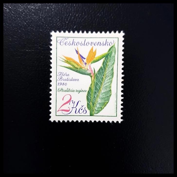 

DISKON PRANGKO TEMA BUNGA ~BIRD OF PARADISE FLOWER DARI CESKOSLOVENSKO. MNH !!