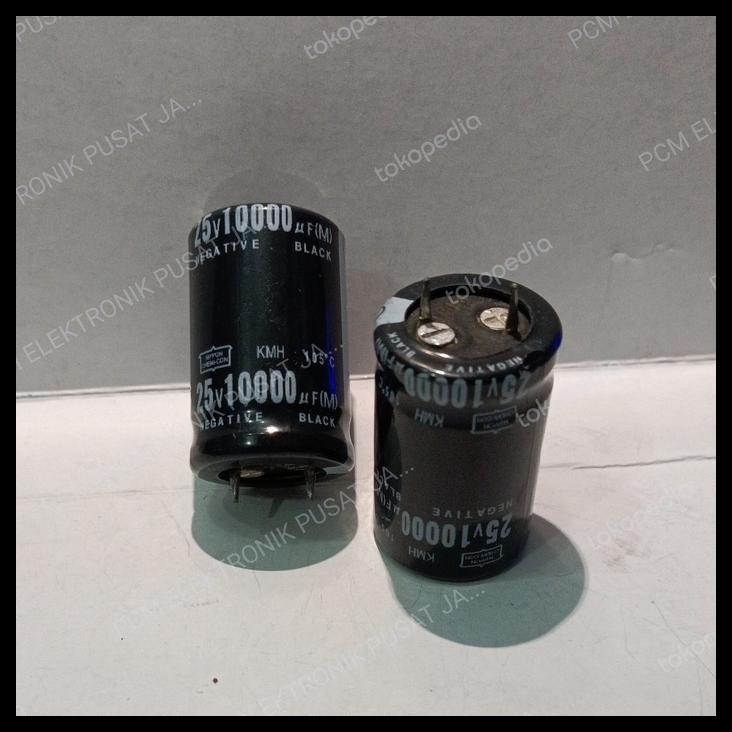 GRATIS ONGKIR 2054 ELCO ELKO 10000UF 10.000UF 10000 10.000 UF 25V 25VOLT NIPPON 