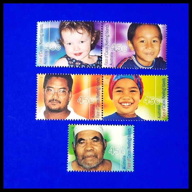 

GRATIS ONGKIR PRANGKO AUSTRALIA. FACE OF COCOS (KEELING) ISLANDS !!!!!!