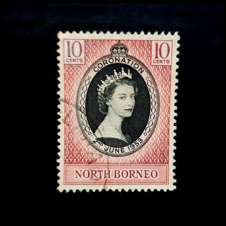 

HOT DEAL PRANGKO QUEEN ELIZABETH II. CORONATION 2ND JUNE 1953 DARI NORTH BORNEO !