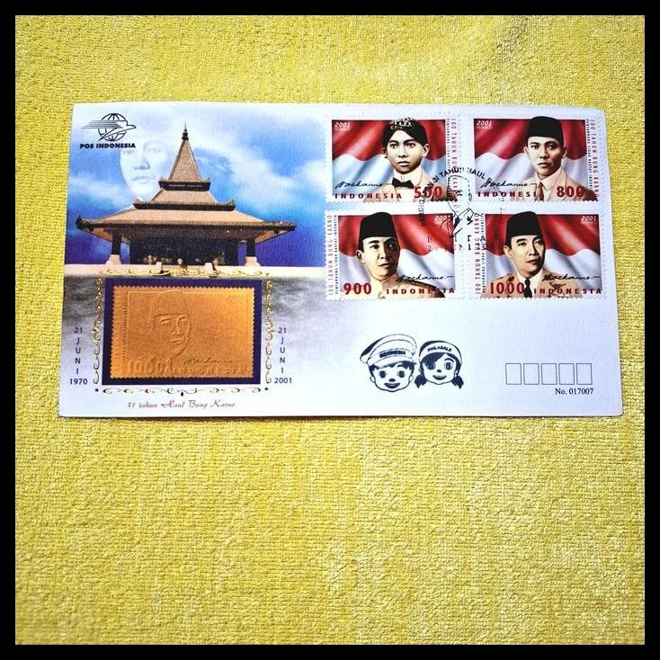 

TERMURAH PRANGKOINDONESIA2001. PRESIDEN SOEKARNO. SAMPUL PERINGATAN 31 TAHUN HAUL BUNG KARNO 21 JUNI 1970 - 21 JUNI 2001 !!