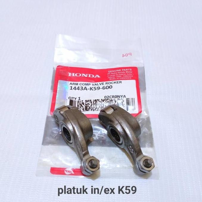 Terbaru Platuk Klep ,Rocker Arm In/Ex Honda Vario 150 K59