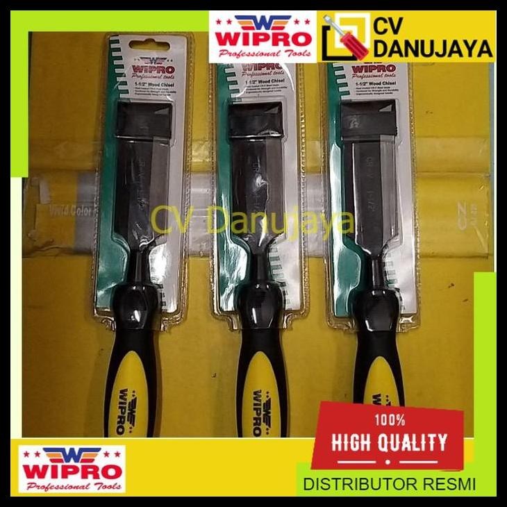 DISKON PAHAT WIPRO/PAHAT TATAH KAYU/WOOD CHISEL WIPRO CR-V 1 1/2 INCH 