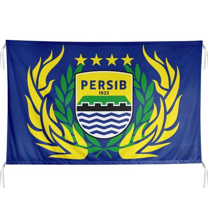 best seller] Nazhifa Printing - Bendera Persib Maung Bandung Bobotoh, Ukuran Kecil - Besar