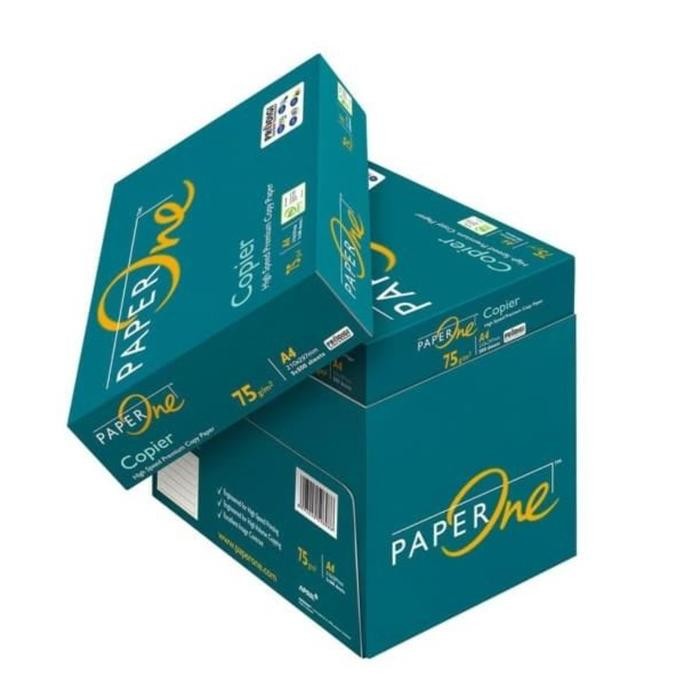 

PROMO! kertas HVS A4 paperone 75gr 1dus(5rim)
