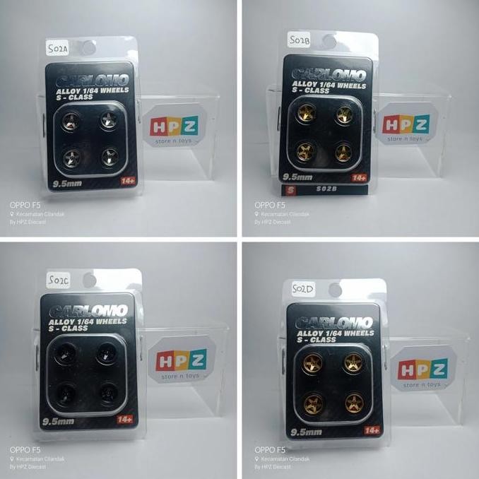 Ban Karet Hotwheels Premium Alloy Carlomo S02