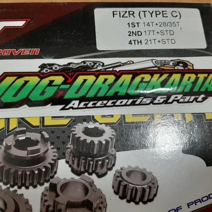 GEAR RASIO GEAR BOX RASIO QTT RACING F1ZR FORCE ONE F1ZR TYPE C 14/28