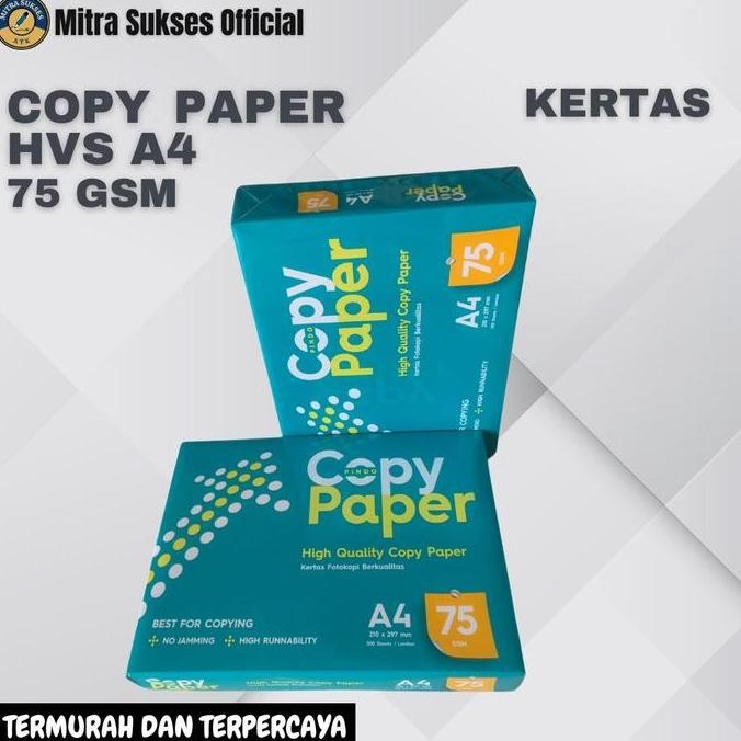 

KERTAS HVS A4 COPY PAPER 75 GR [1 KARTON]