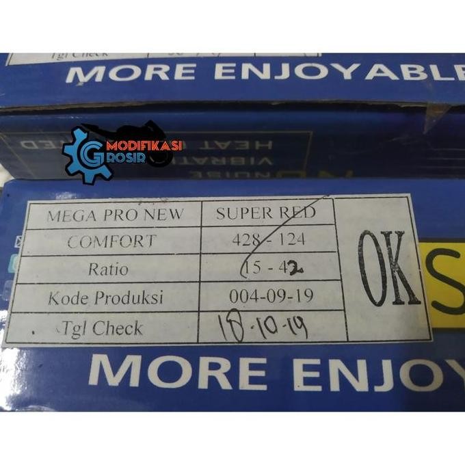 Gear set sinnob Megapro New comport