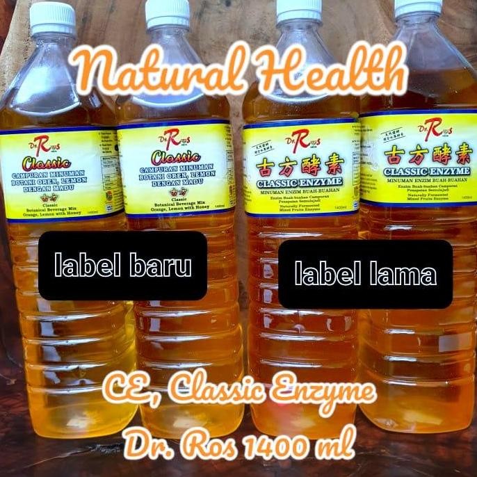 

Ce,Classic Enzyme Dr.Ros 1400 Ml (Tanpa Bahan Pengawet)