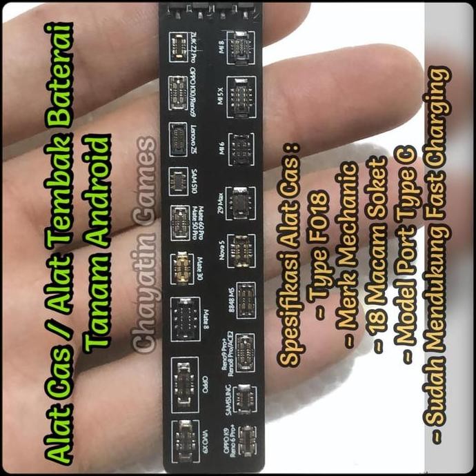 Alat Cas / Alat Tembak Baterai Tanam Hp Merk Original Mechanic Khusus Untuk Hp Android 18 In 1