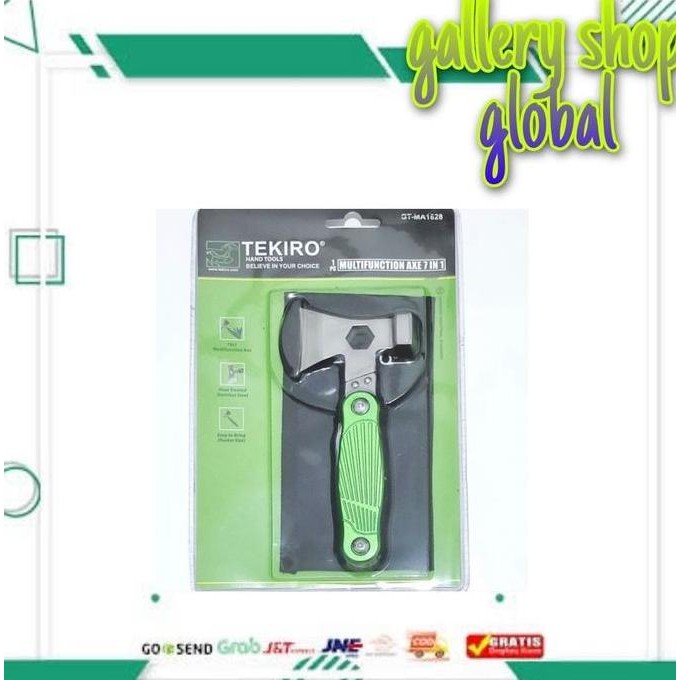 Palu Kapak Lipat Tekiro Multifungsi 7 In 1 / Palu multifungsi