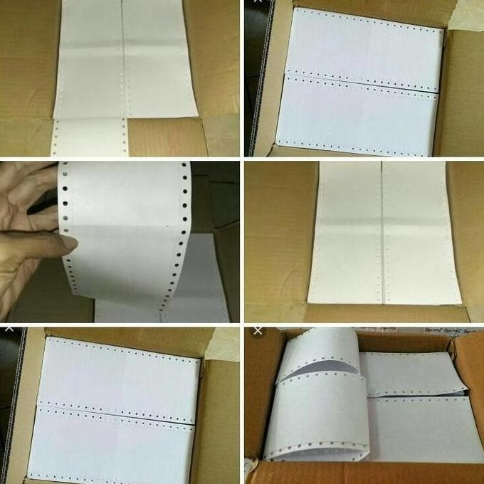 

PROMO! Continuous Form 2 ply wartel (dibagi 4) uk. 9 1/2 x 11 Superior