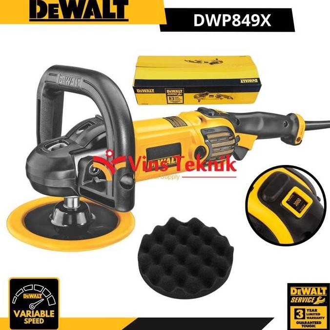 Dewalt Dwp849 X Mesin Poles Polisher Dewalt Dwp 849 X