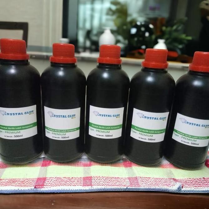 

Lem Akrilik Premium 500ml - Lem Acrylic Transparan untuk Plastik