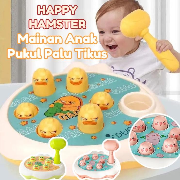 Mainan Anak Pukul Palu Tikus Mainan Pukul Pukulan Motk Mainan Pukul Tikus Edukasi Musik Anak Balita 