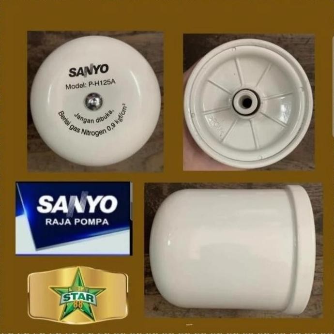 Tangki Pompa Air Sanyo Ph 125 A Tabung Pressure Tank Ph125A 125A 1 Ltr