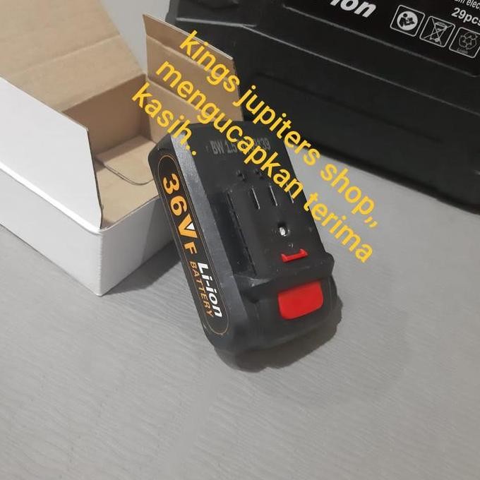 Batre Atau Charger Aja - Jld Batrai Batere 36Volt Bor Cordless 36 V Volt Batre