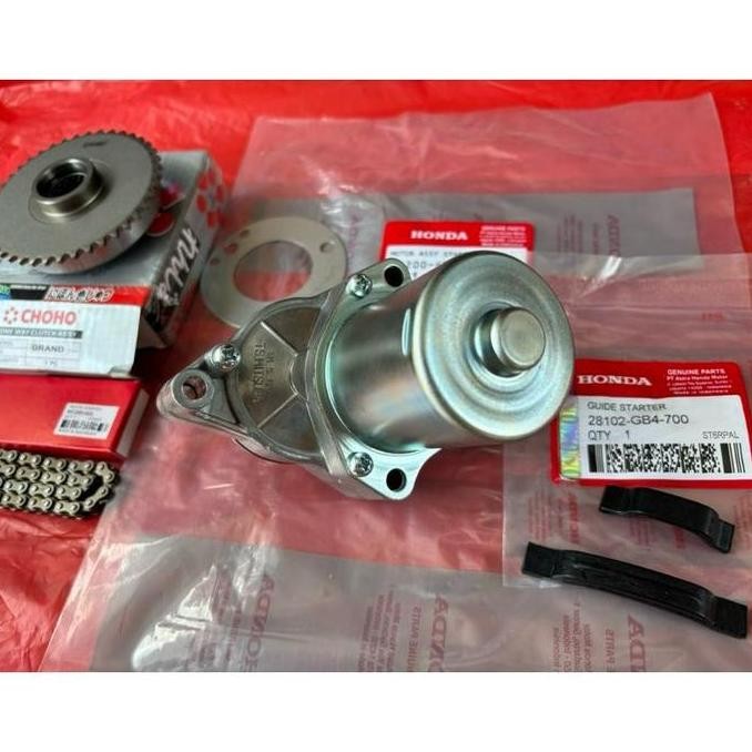 DINAMO STATER KOMPLIT PLUS GEAR GIR GI RANTAI RANTE STARTER ASTREA GRAND PRIMA SUPRA FIT LAMA SUPRA 