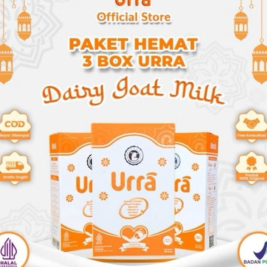 

Paket 3 Box Urra Susu Kambing Mbah Berat Badan Anak Dan Nafsu Makan Anak Susu Urra