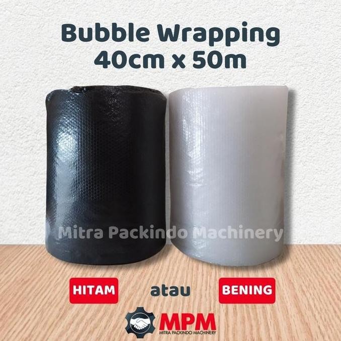 

=+=+=+] Bubble Wrap Bening 40cm x 50m Buble Wrapping Transparan 40 cm