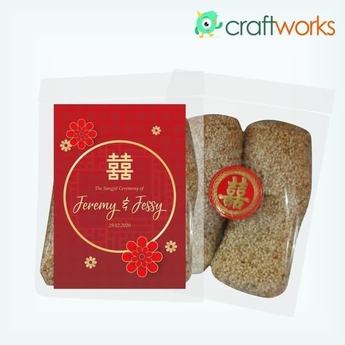 siap kirim] KUE SANGJIT MUALAU / MUALOW +CUSTOM LABEL
