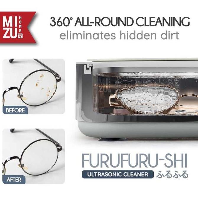 

MIZU FURUFURU-SHI Ultrasonic Cleaner Alat Pembersih Kacamata Perhiasan PS