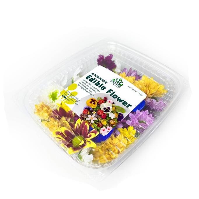 

EDIBLE FLOWER 50GR - SAYUR HIDROPONIK - FRESH CUT - HYDROPONICS