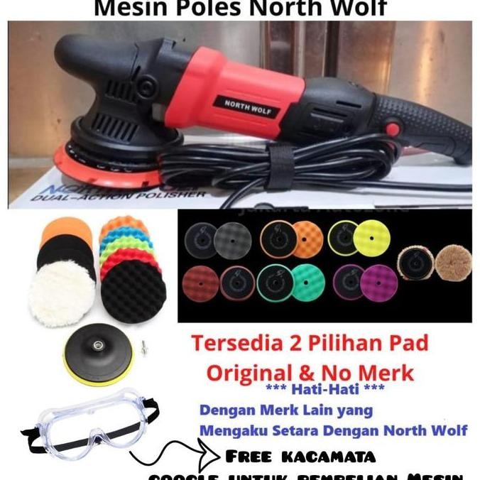 Mesin Poles Dual Action 15Mm Dual Action Polisher
