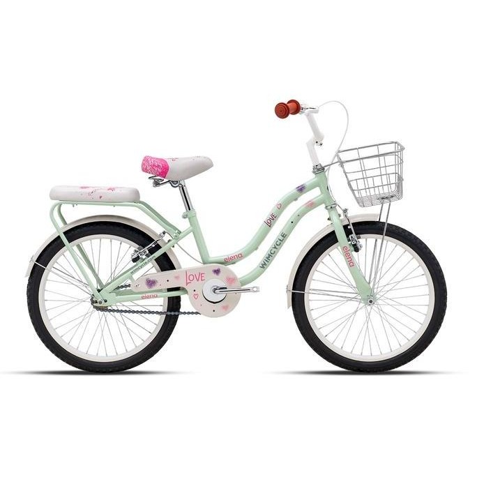 Sepeda Anak Mini Wimcycle 20 Inch Elena Sepeda Anak Keranjang Perempuan