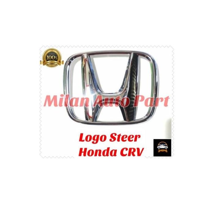 emblem stir honda crv 2004-2012 logo steer original honda