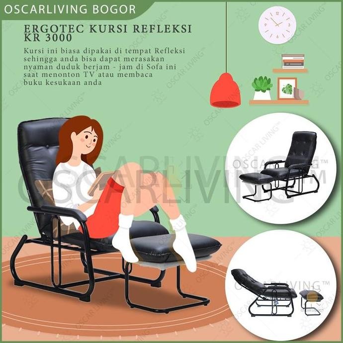 Kursi Santai Ergotec KR3000 Kursi Pijat Rilex Chair JABODETABEK
