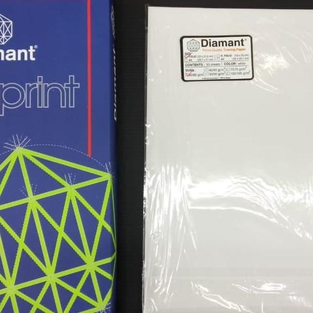 

Kertas Kalkir F4 Diamant 80Gr - Tracing Paper Isi 50 Lembar