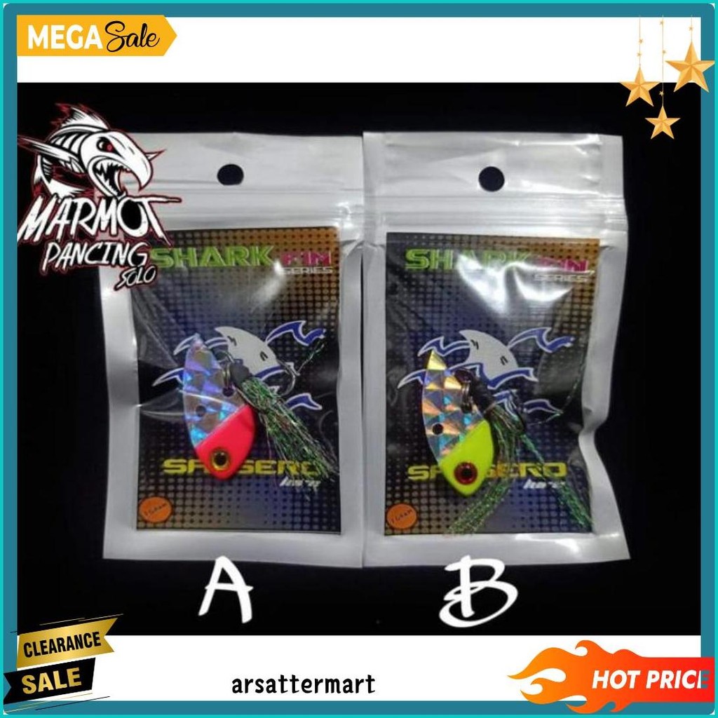 Lure Vibra Half Solid Sirip Hiu Metal Vib Sansero Lure Umpan Gabus Hampala Diskon