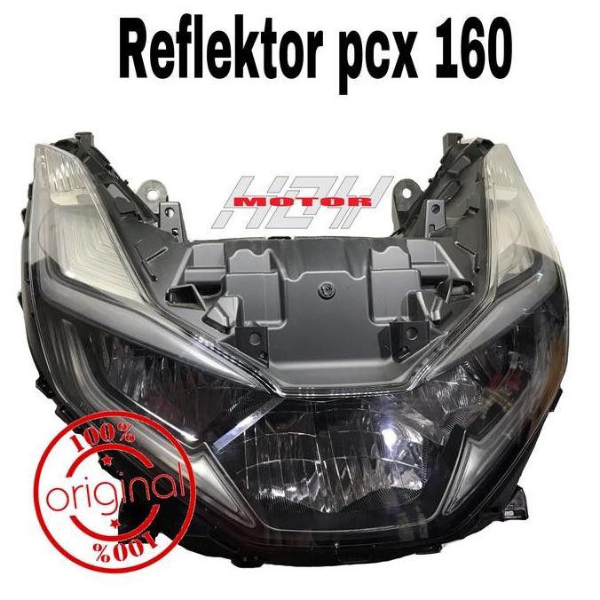 reflektor lampu depan set pcx 160 pcx160 ori