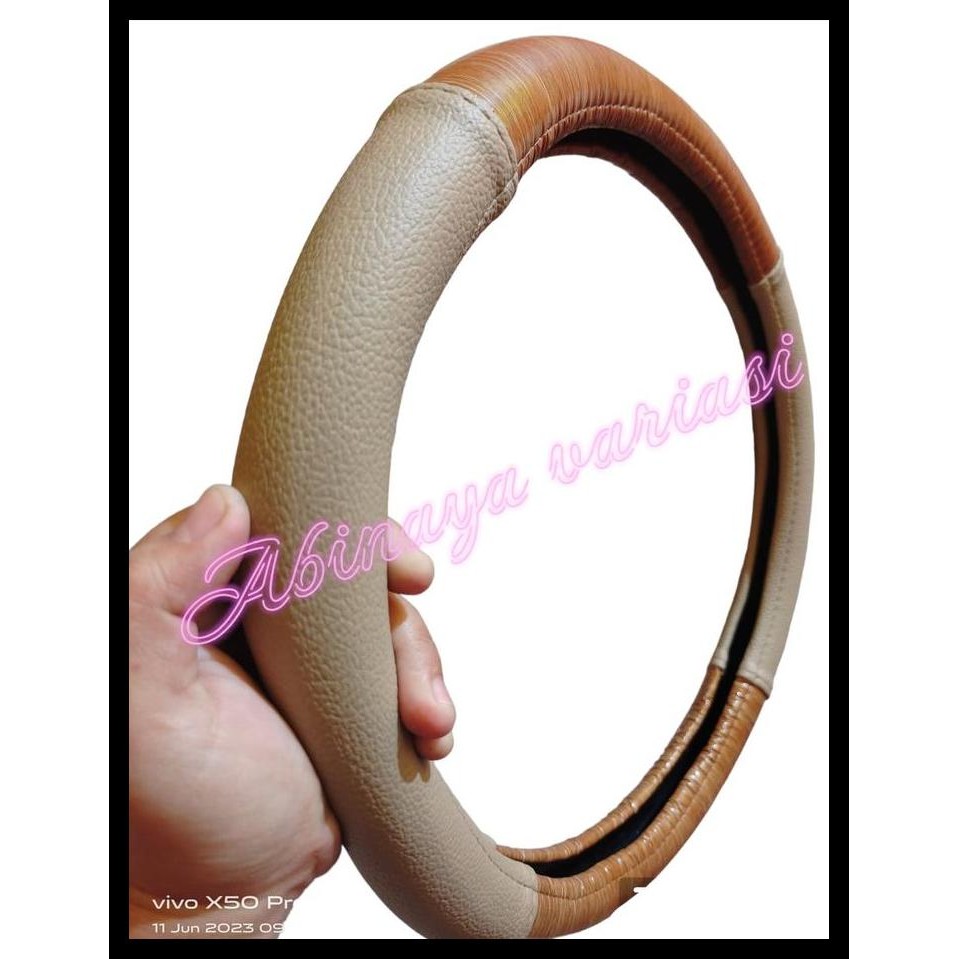 HOT DEAL SARUNG STIR MOBIL VIOS GEN 2 MOTIF CREAM WOOD PREMIUM 