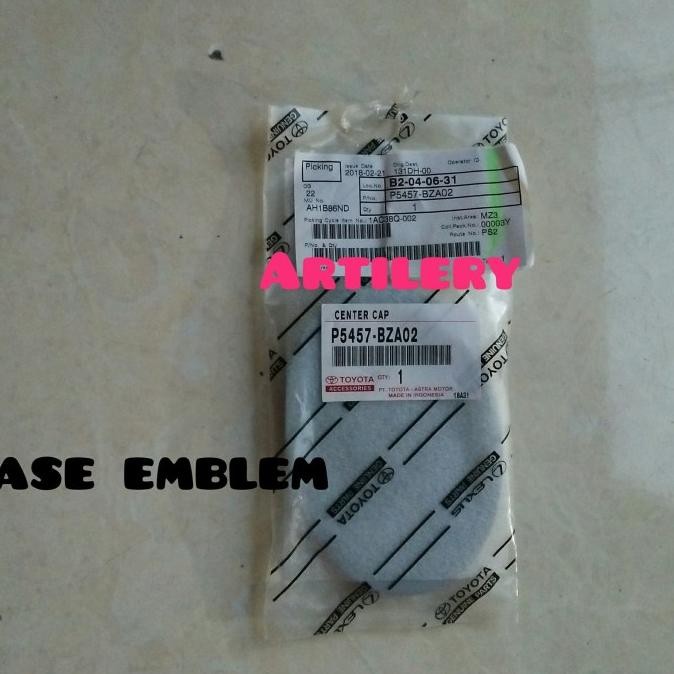 emblem dudukan ban serap toyota rush 2016-2017 | base logo ban serep mobil rush