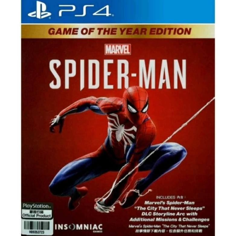 NEW BD PS 4 Spiderman GOTY [terbaik][terlaris]