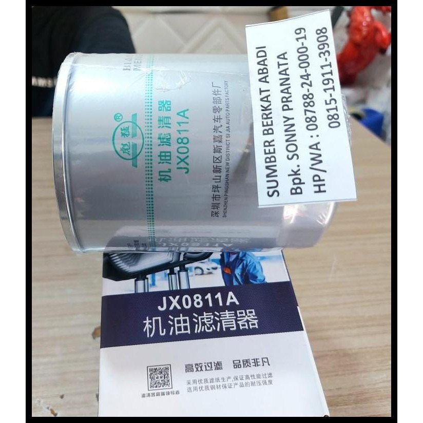 TERBARU OIL FILTER JX0811 JX 0811 FILTER OLI JX0811A JX 0811A JX-0811 
