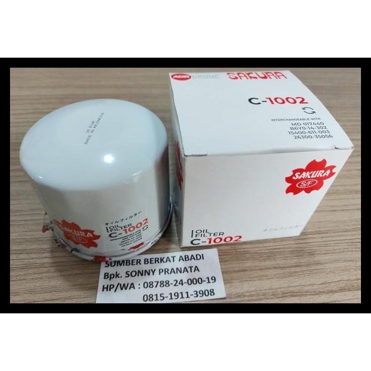 HOT DEAL SAKURA C-1002 C 1002 C1002 OIL FILTER 