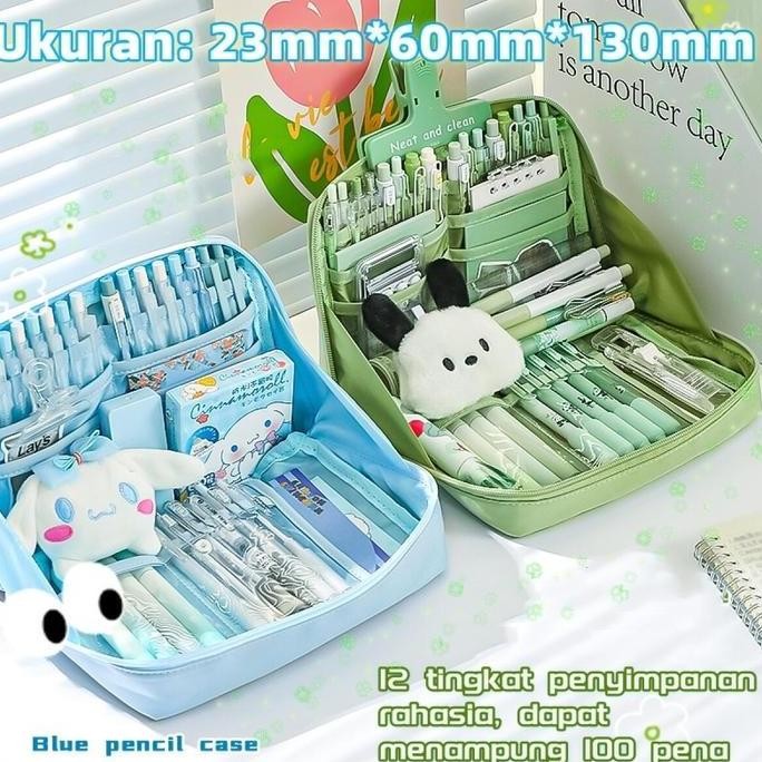

BEST SELLER 12 LAYE TEMPAT PENSIL ALAT TULIS KREATIF MULTIFUNGSI TAS PERLENGKAPAN KANTOR DAN ANAK SEKOLAH | KOTAK PENSIL PERLENGKAPAN KANTOR STATIONARY BAG !!!!!