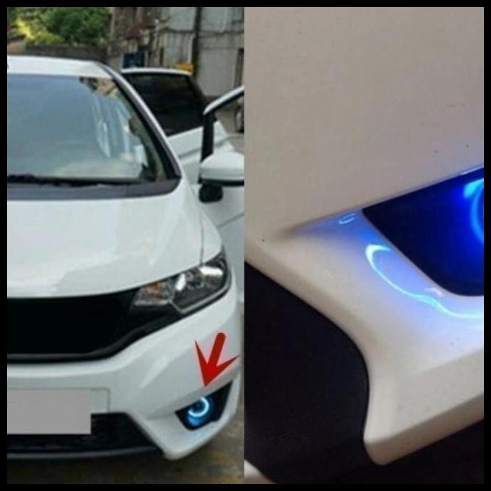 TERMURAH LAMPU LED FOGLAMP MOBIL MIRAGE ANGEL EYES 89MM 